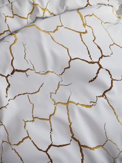 Простынь на резинке поплин Сказка "Кракле (белый)" 120x200 см