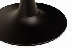 "Тюльпан" стол из HPL круглый Ø90см, цвет "серый гранит"