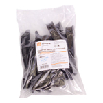 Держатель кабеля односторонний для прямого монтажа (уп.20шт) черн. Промрукав PR13.0381