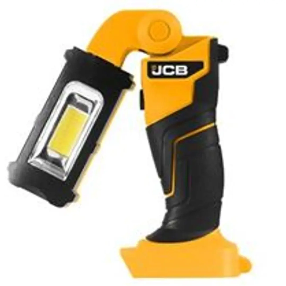 Лампа светодиодная аккумуляторная 18V, 220 Lum, повротная головка 270град, без аккумулятора JCB JCB-18IL-B-E