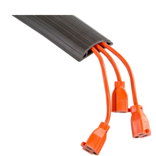 Гибкий кабель канал Резина 1 канал 16х6 мм ГКК 1-11 