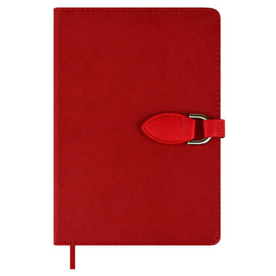 Ежедневник недатированный ESCALADA, А5, 120 л., БУЙВОЛ КРАСНЫЙ