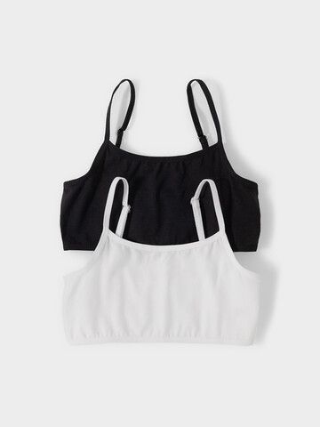 набор майка-топ  для девочки  К 1197-2уп/белый,черный