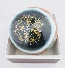 Шар новогодний с росписью "Москва" худ. Марова