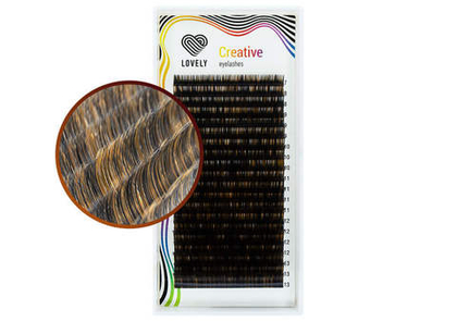 Ресницы колорированные Lovely  №10