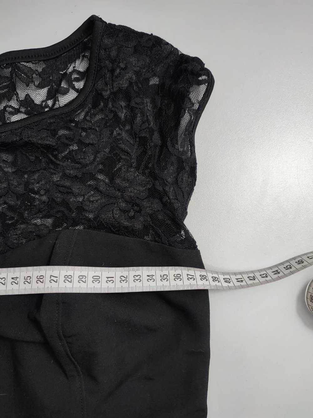 Платье Oodji комбинированное 42 размер