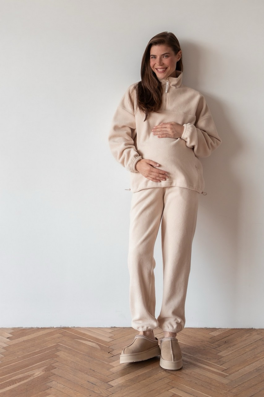 Брюки Арктика для беременных, Латте