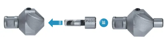 Направляющая цапфа Ø 18 мм для зенковки Karnasch, арт. 20.1798