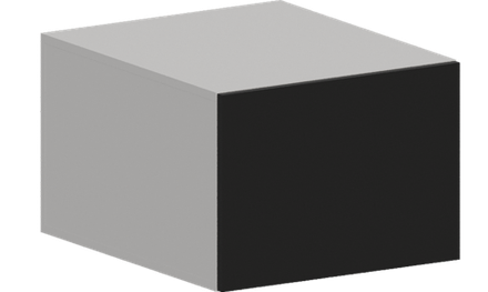 Кухня Модуль ШВГ 510 Графит / Черный матовый