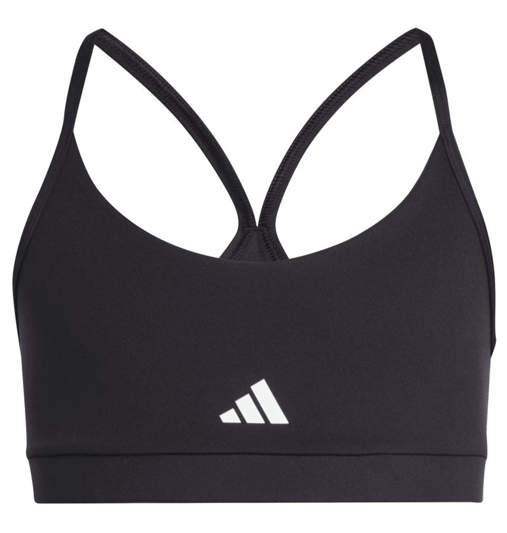 Теннисный бюстгальтер dziewczecy Adidas Girls Training Essentials Medium Support - black/white