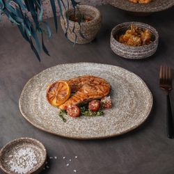 Блюдо овальное 29*25*1 см Brown Untouched Taiga P.L. Proff Cuisine [1]