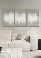 Набор из 3 постеров Note 60х90 см, белый, серый