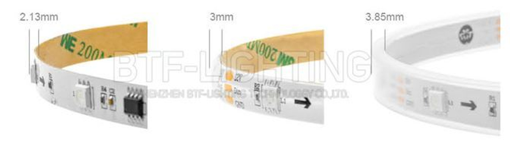 Адресная RGB лента WS2811/IP67/60LB