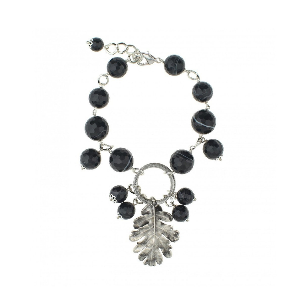 Браслет в виде листа Ester Bijoux Дуб BR890-S BW