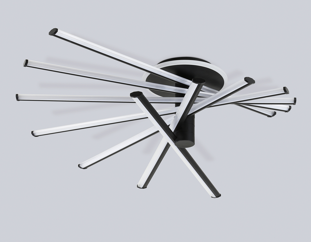 FL6242 BK черный 135W 3000K-6400K 900*750*230 (ПДУ ИК)