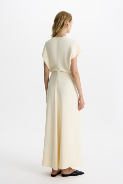 Платье из ацетата макси