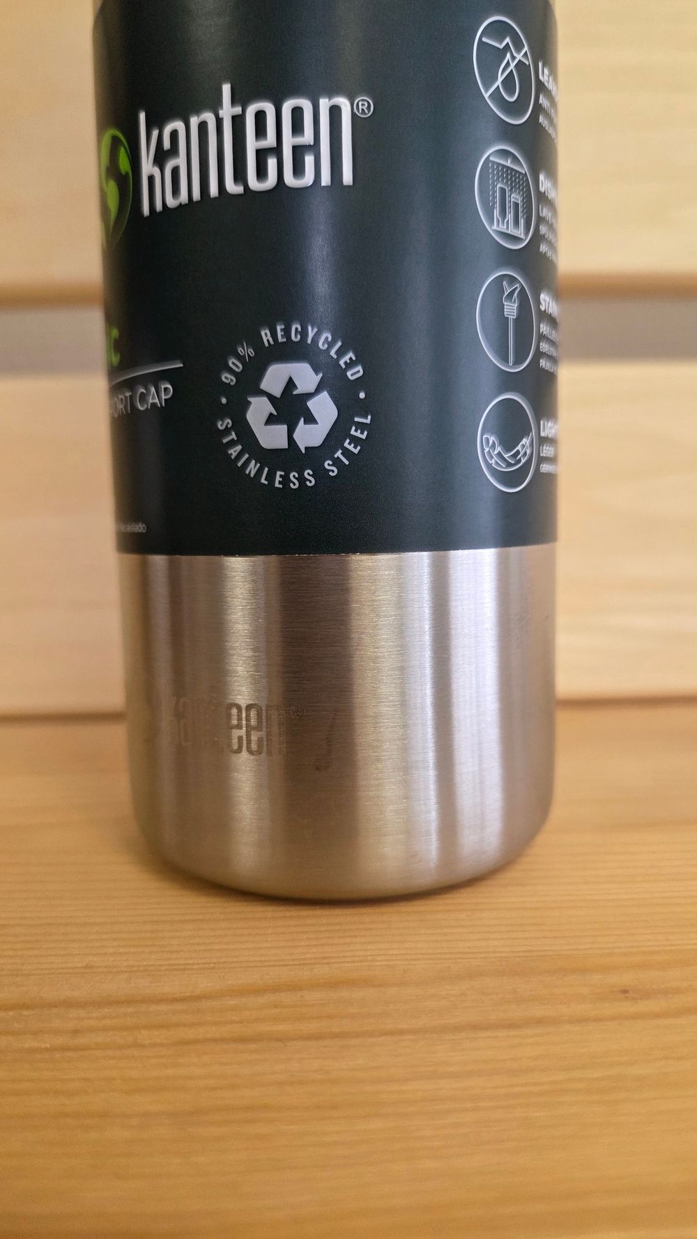 Бутылка Klean Kanteen Classic Narrow Flip Sport 18oz (532 мл) Brushed Stainless (витринный образец)