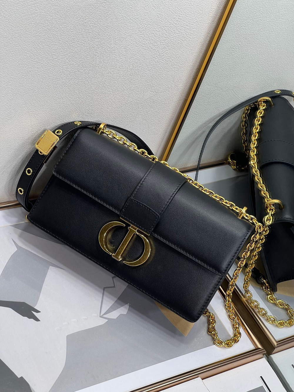Christian Dior 30 Montaigne East-West Bag with Chain