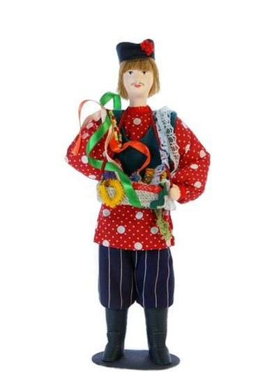 Кукла коллекционная в одежде Коробейника.