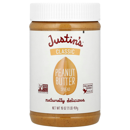 Justin's Nut Butter, Классическое арахисовое масло, 16 унций (454 г)