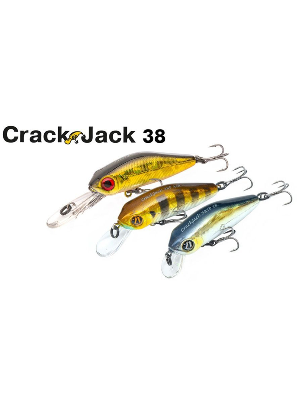 Воблер для рыбалки Pontoon21 Crackjack 38F-MR, 38мм., 2.4гр., заглубление 0.5-0.8 м., цвет R46