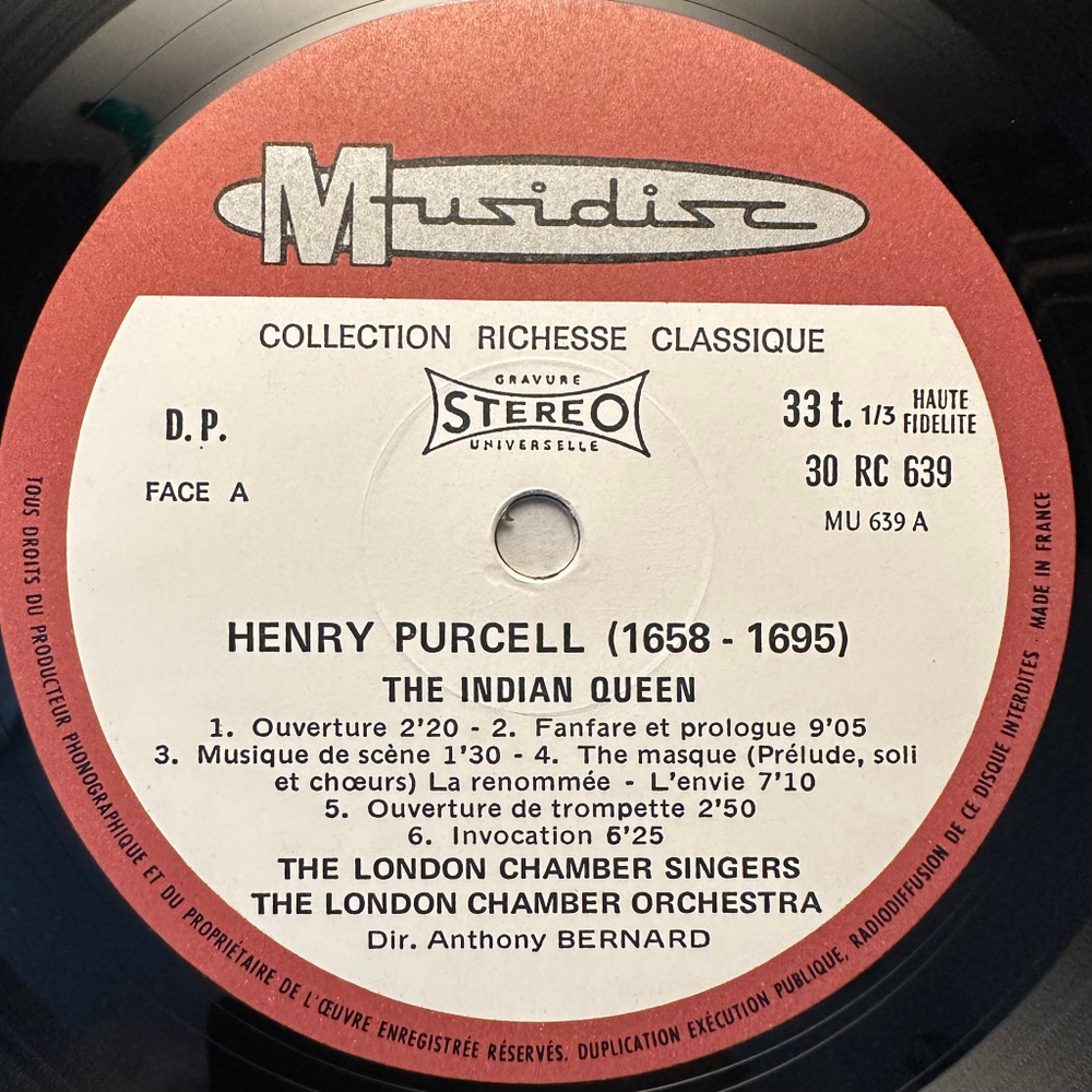 Генри Перселл - Королева Индии (Франция)