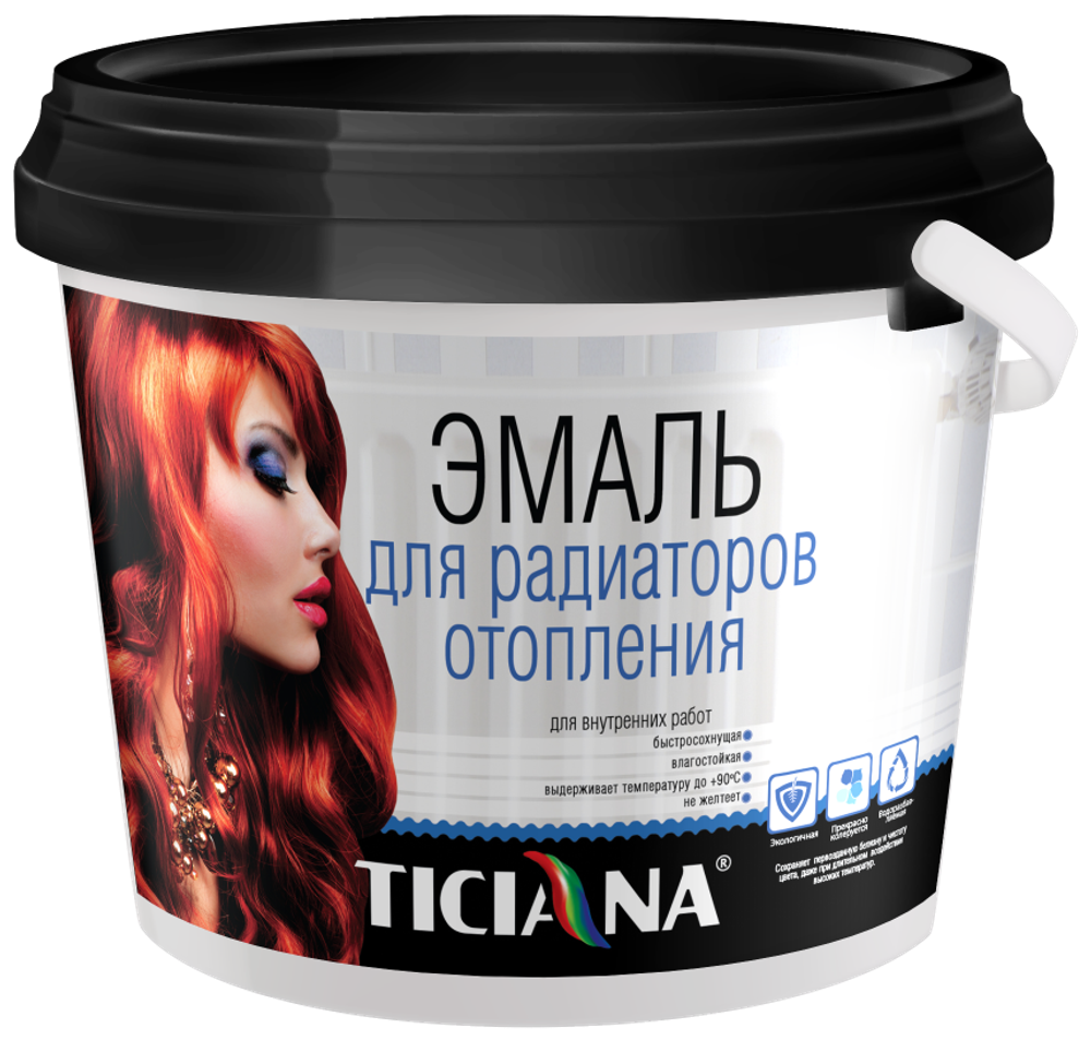 ЭМАЛЬ АКРИЛОВАЯ  TICIANA ДЛЯ РАДИАТОРОВ ОТОПЛЕНИЯ 2,5Л