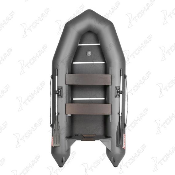 Лодка Тонар Капитан Т290 (киль+пол) серый