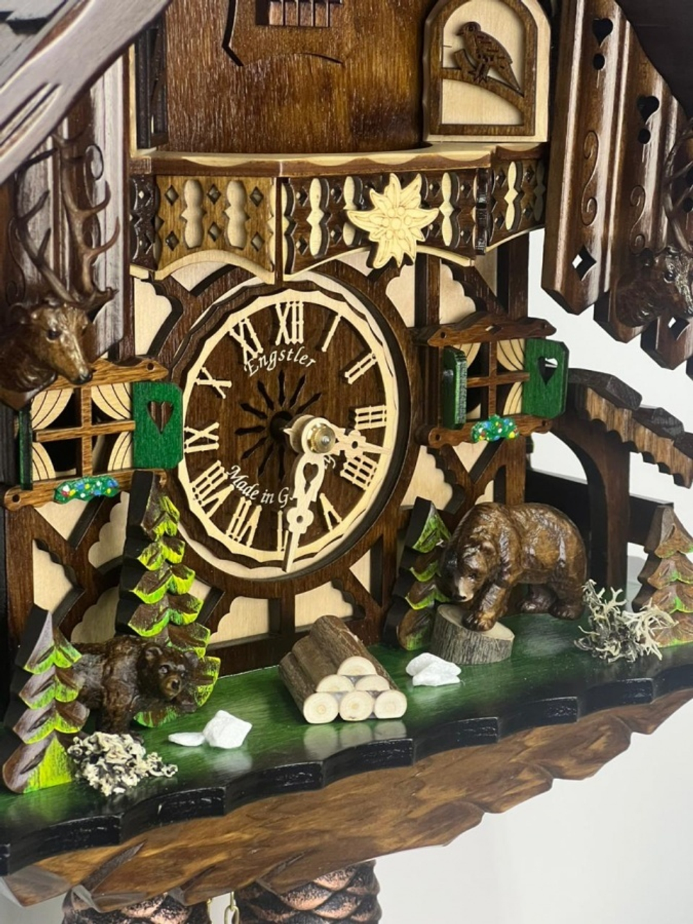 Настенные часы с кукушкой Sars 48713/8-90