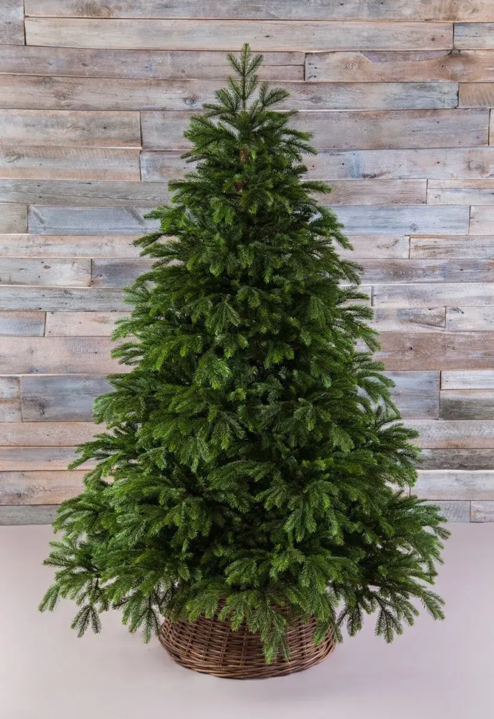 Ель Коттеджная 365 см., литая хвоя+пвх, Black Box (74335)