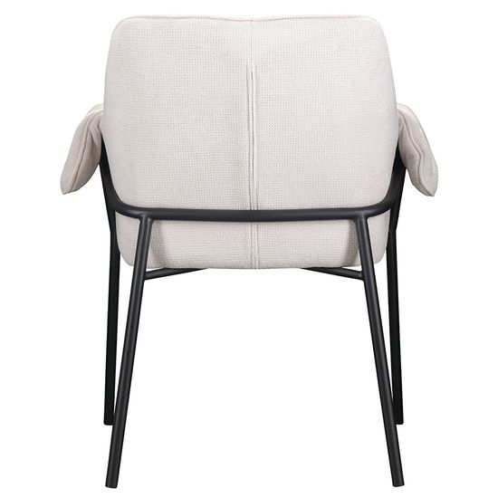 Стул aline, шенилл, молочный