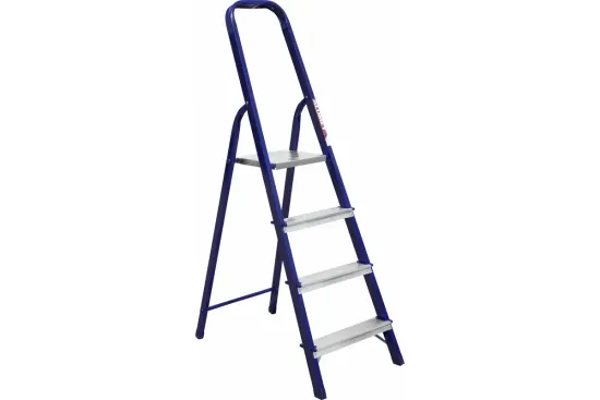 Лестница-стремянка "АЛЮМЕТ" 4-х ступенчатая стальная (М8304)