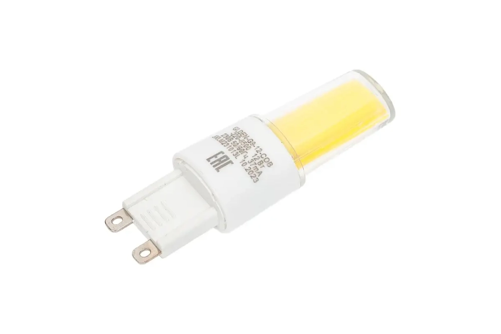 Лампа светодиодная General Lighting Systems GLDEN-G9-12-COB-220-6500 661656, 10 шт./уп.