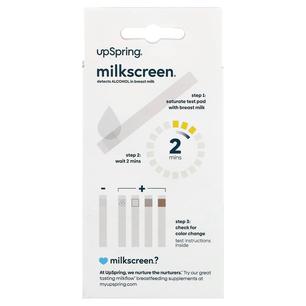 UpSpring, Milkscreen®, 20 тест-полосок