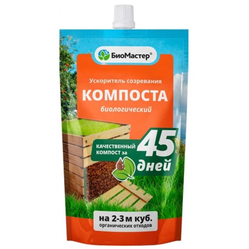 Ускоритель созревания компоста "БиоМастер" 0,35л (органический)