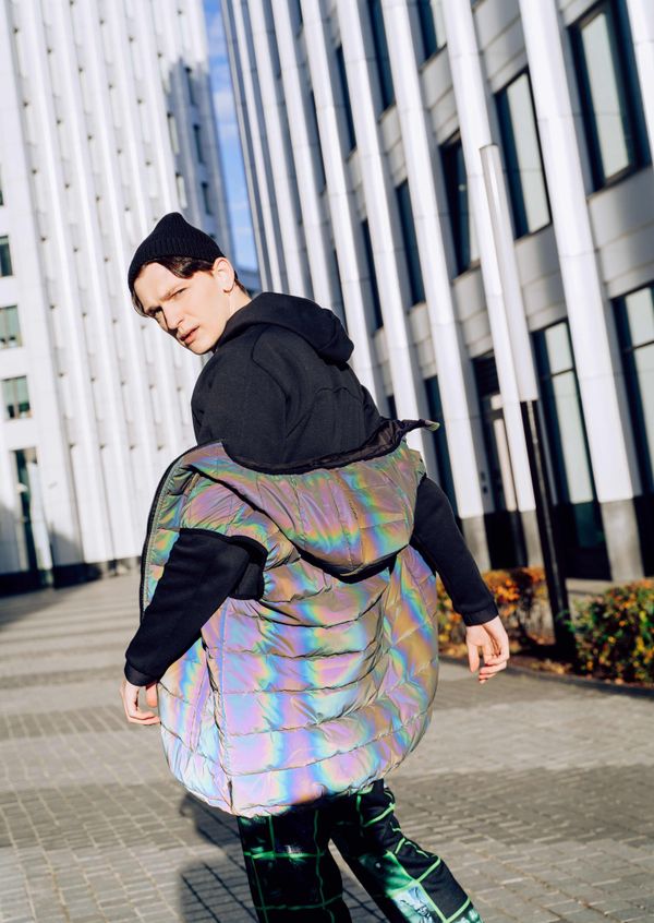 Жилет Rainbow Светоотражающий Черный Унисекс - фото 19