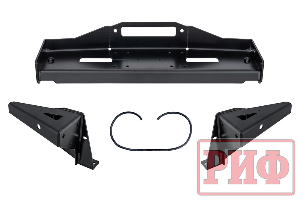 Площадка под лебёдку в штатный бампер Nissan Patrol Y62 2010+ РИФ