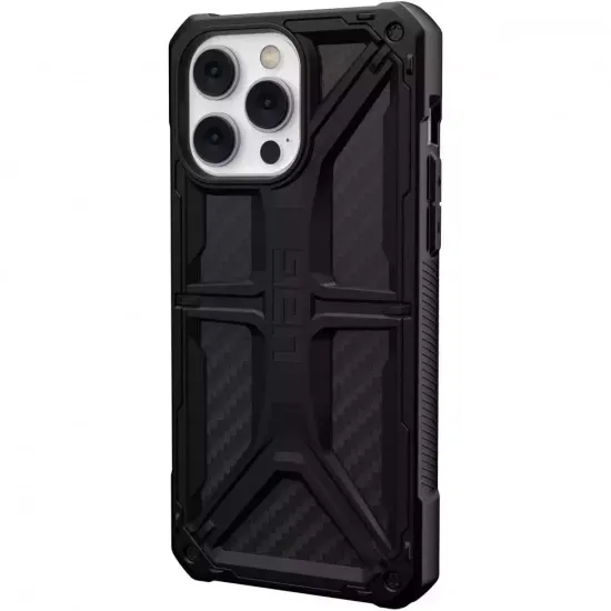 Чехол Uag Monarch для iPhone 14 Pro Max 6.7", цвет карбон (Carbon Fiber)
