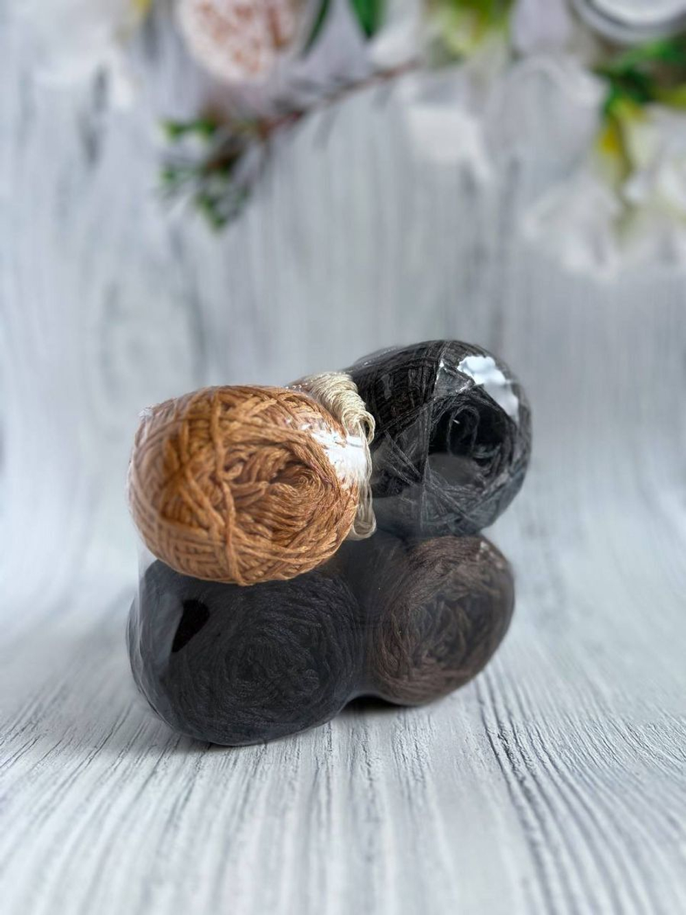 Пряжа для вязания BOURET-rope Бурет шелк шнур микс клубков