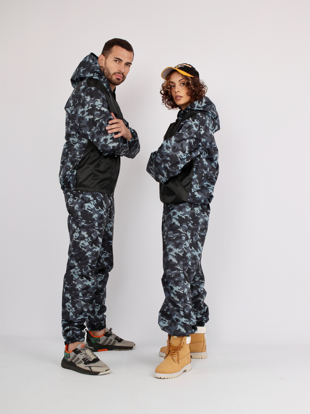 Костюм для активного отдыха Prival Ветровлагозащитный, мужской, чёрный + кмф Город