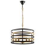 735050 Люстра EPSILON 5х40W E14 ЧЕРНЫЙ/ЗОЛОТО