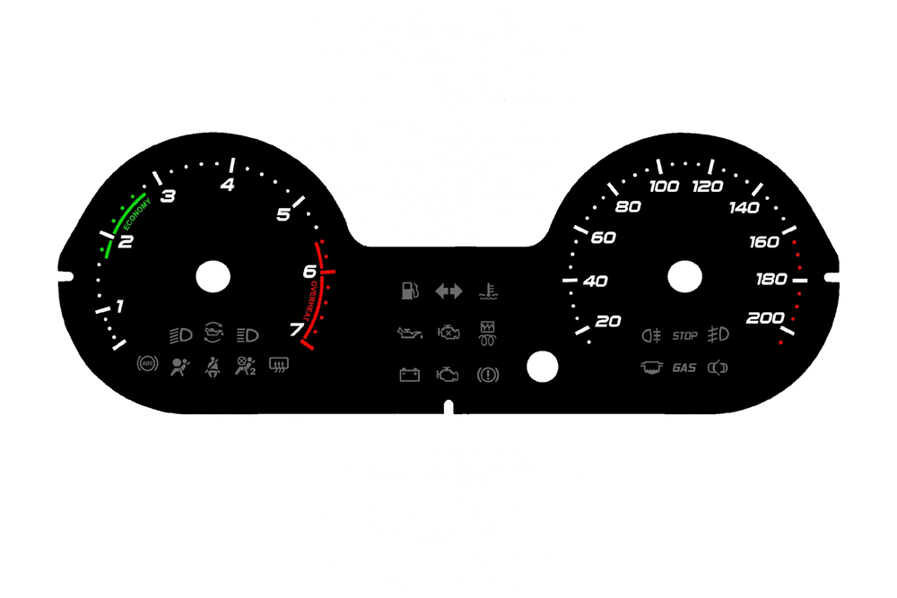 Шкала приборов Renault Logan