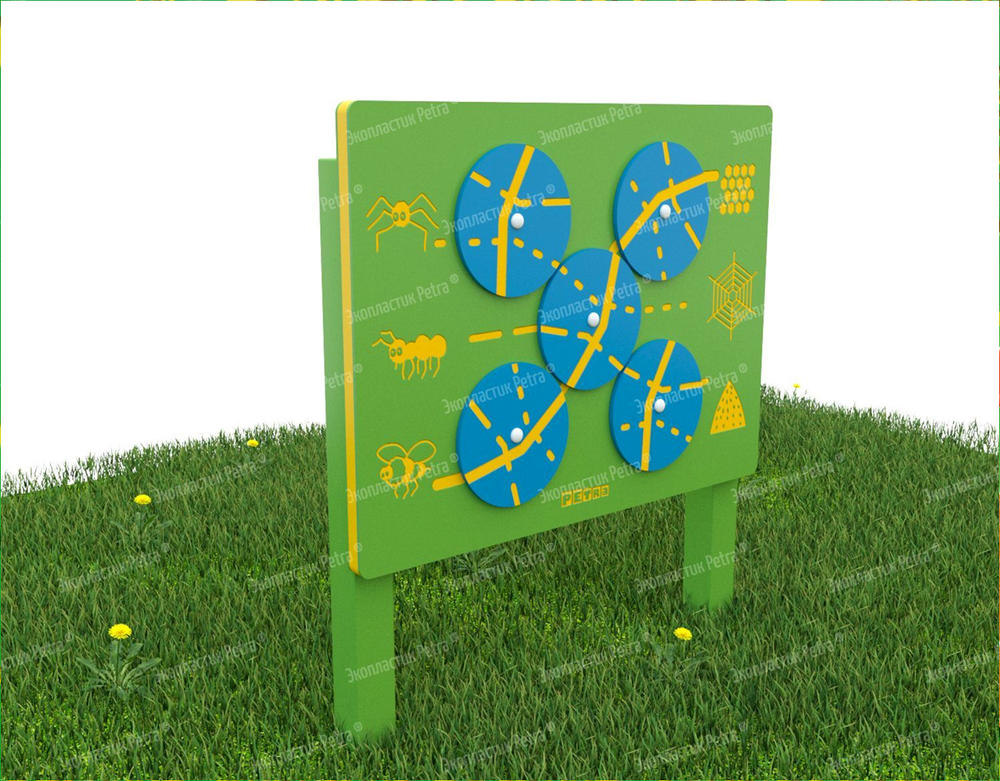 Уличный игровой развивающий модуль Тропа насекомых