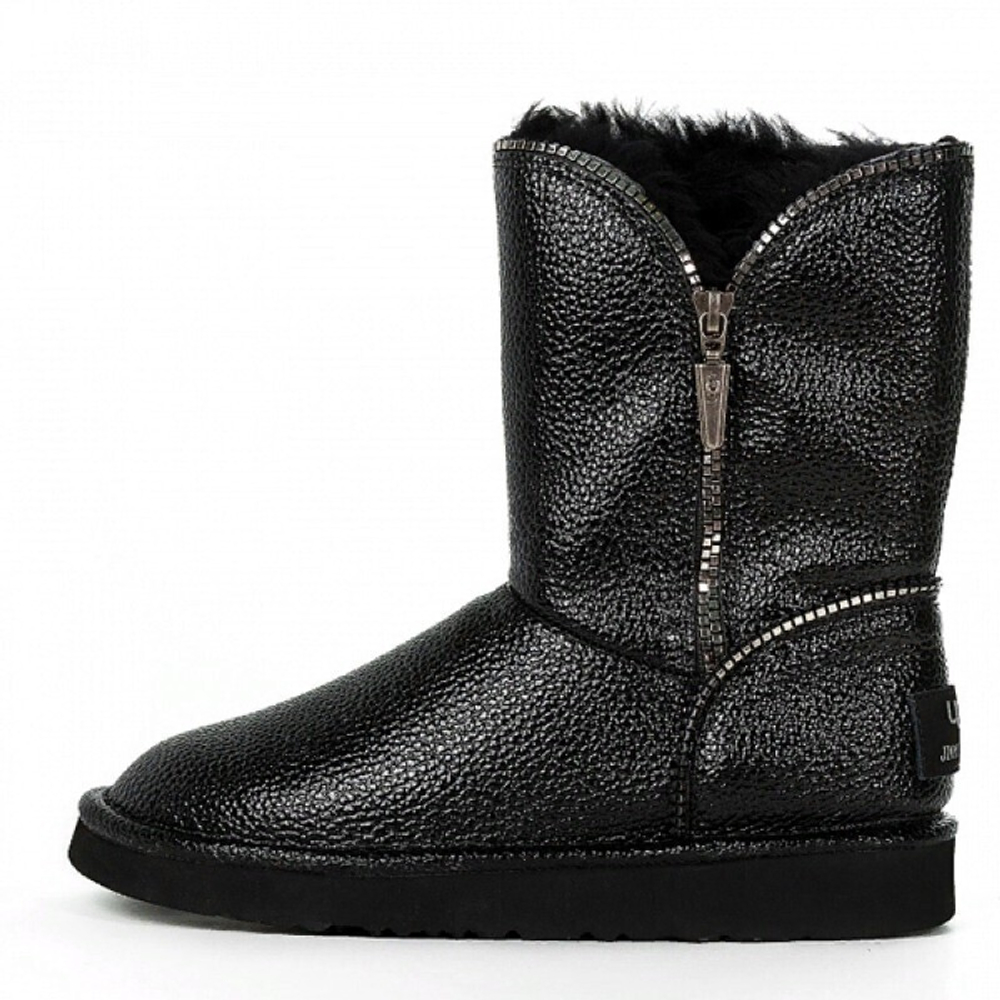 Угги UGG & Jimmy Choo Granular Skin Black