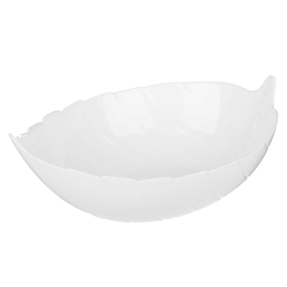 MILLIMI Листья Салатник, опаловое стекло, 21,5 см