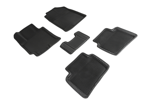 Коврики EVA 3D ромб для Hyundai Solaris II 2016-н.в., Seintex.95182