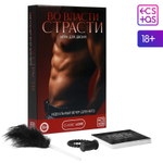 Игра для двоих «Во власти страсти. Идеальный вечер для него» (Цвет: черный)