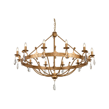 Люстра WINDSOR12-GOLD Elstead Lighting