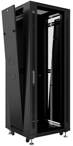 Шкаф напольный 19", 22U Cabeus SH-05C-22U60/60-BK