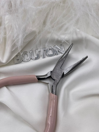 Тонкогубцы-утконосы серебристые с розовыми ручками